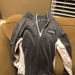 Pink quarter Zip